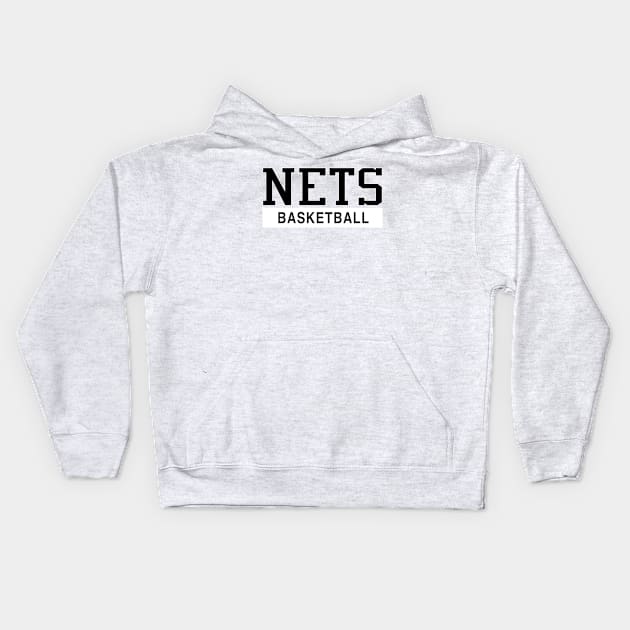 Nets Basketball Kids Hoodie by Buff Geeks Art